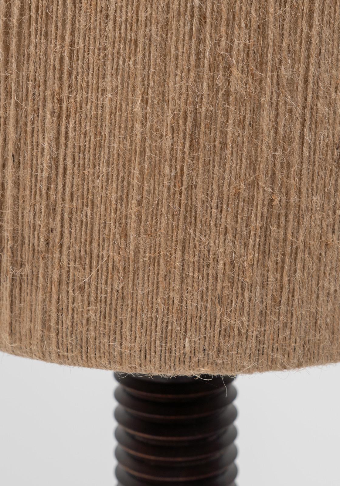 French Turned Table Lamp, 1950s, France 4