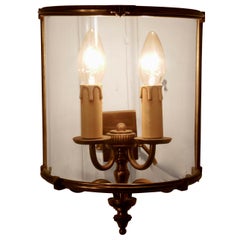 French Twin Light Wall Lantern