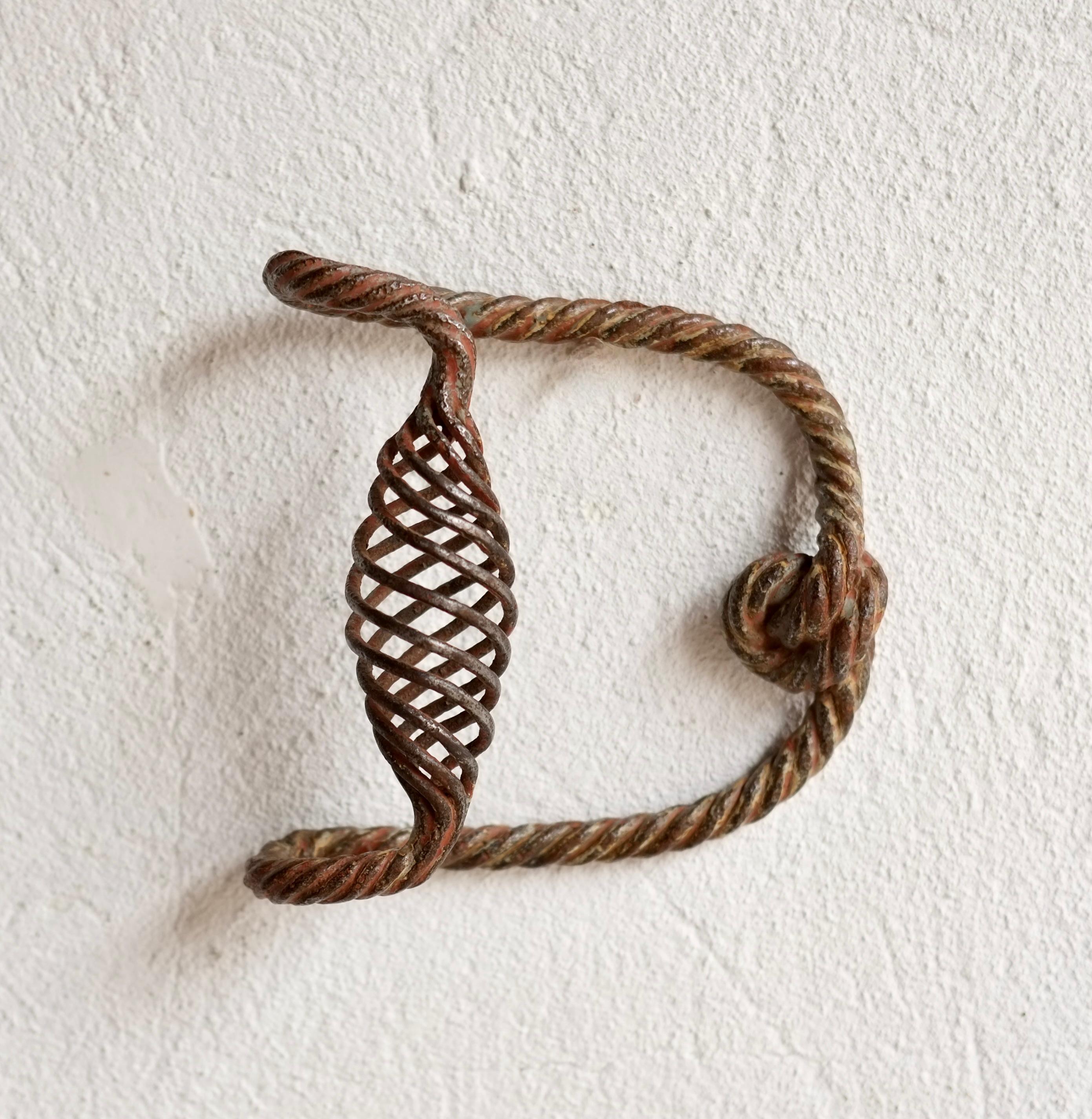 French Twisted Iron Handle For Sale 4