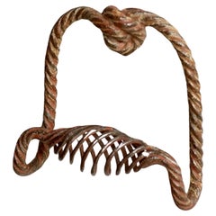 French Twisted Iron Handle