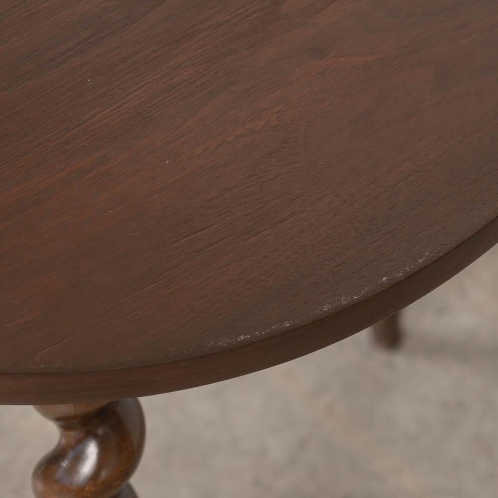 Tavolo a treppiede in Wood francese ritorto in vendita 5