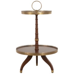 Antique French Two-Tier Occasional Table