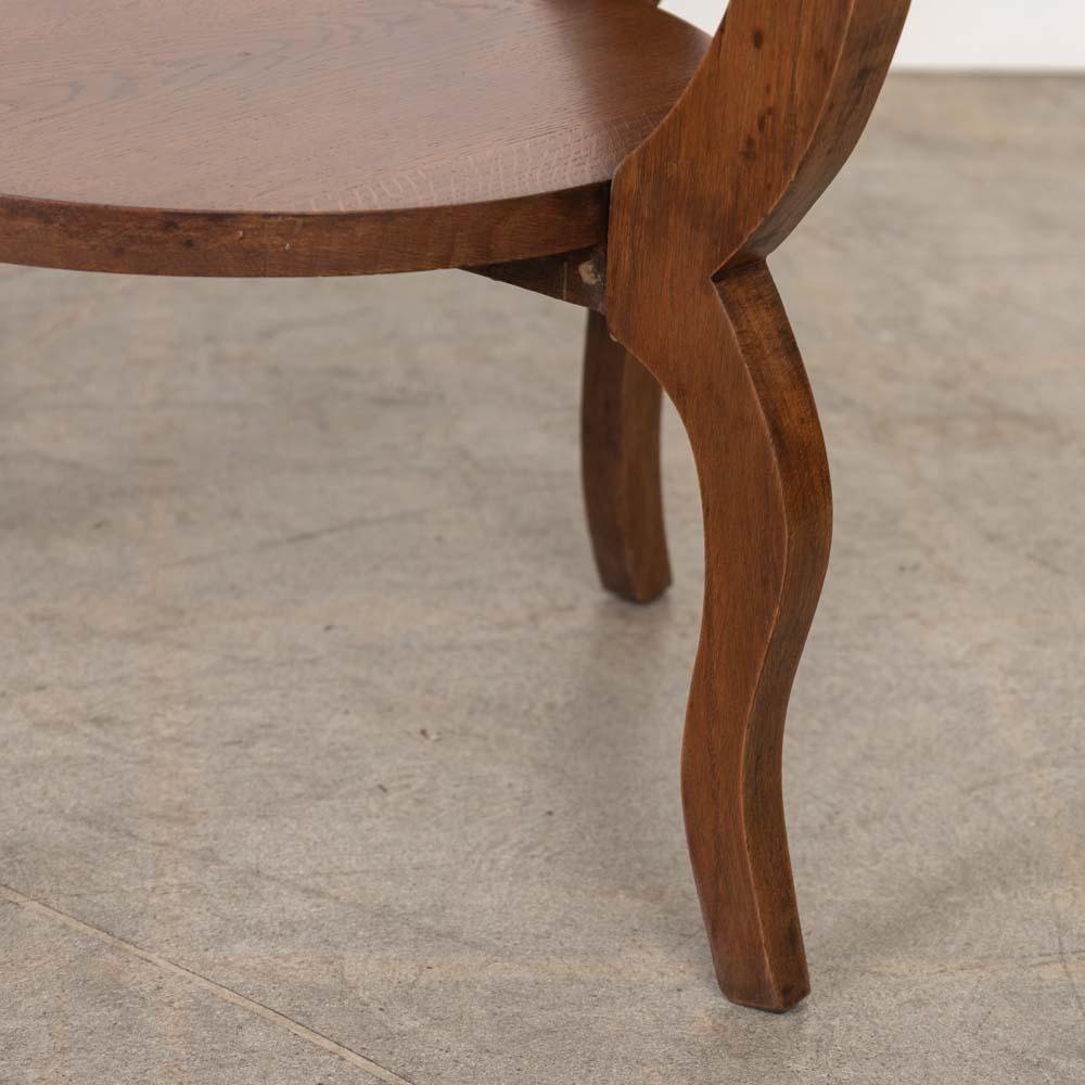 Table à deux étages en chêne français en vente 5