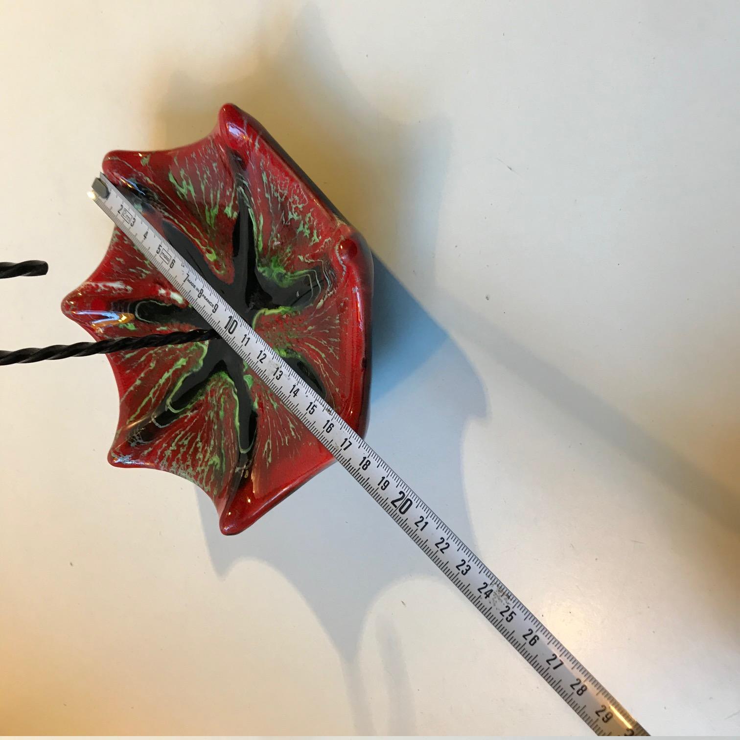 French Umbrella Ceramic Dish by Vallauris, 1960s In Good Condition In Esbjerg, DK