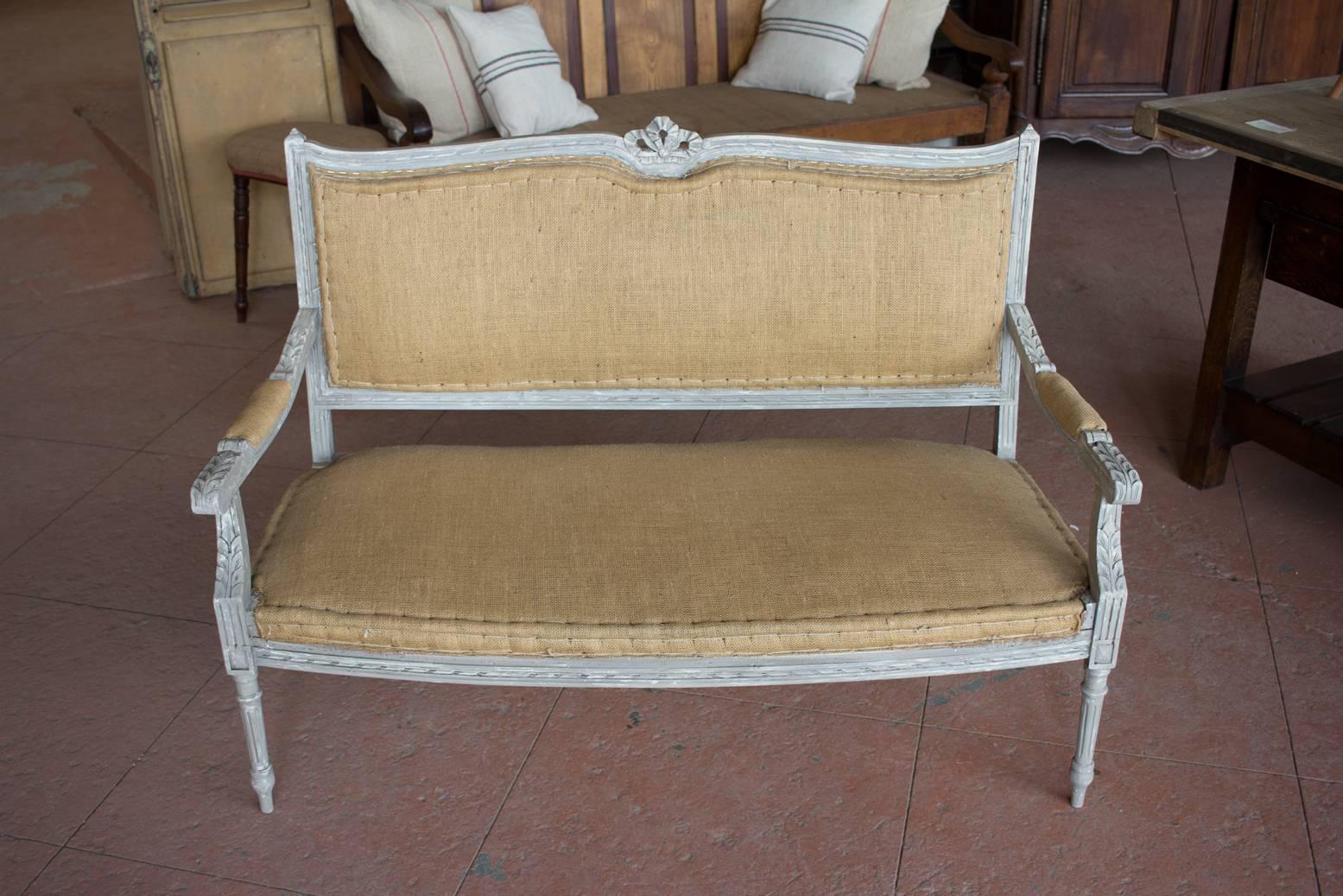 20th Century Antique French Louis XVI Style Settee