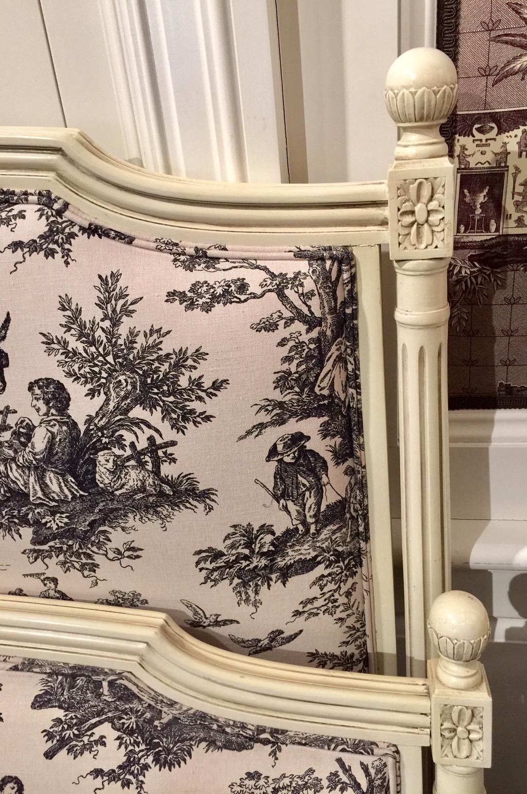 toile headboard