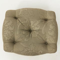 French Upholstered Ottoman