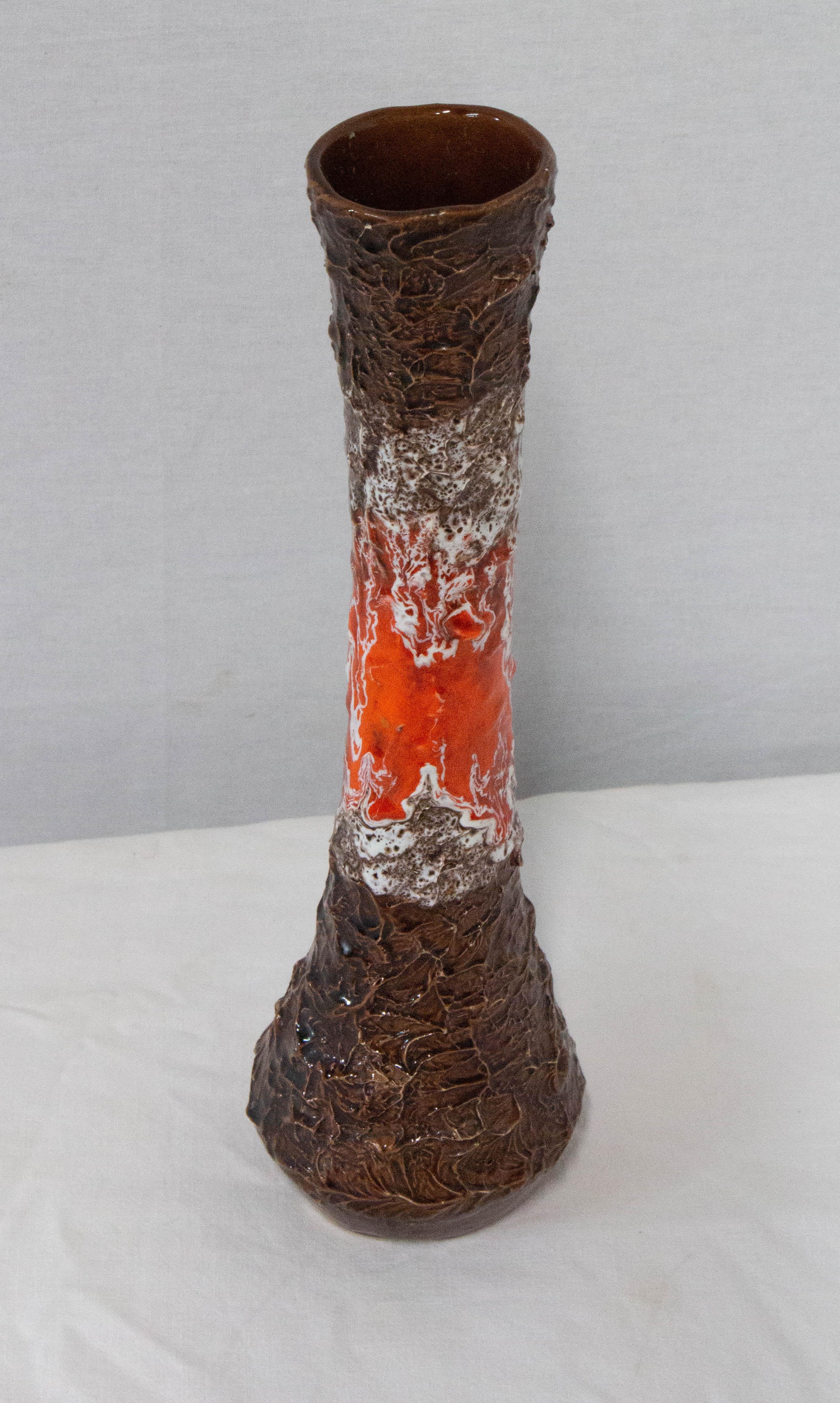 Mid-Century Modern French Vallauris Vase Soliflor Midcentury For Sale