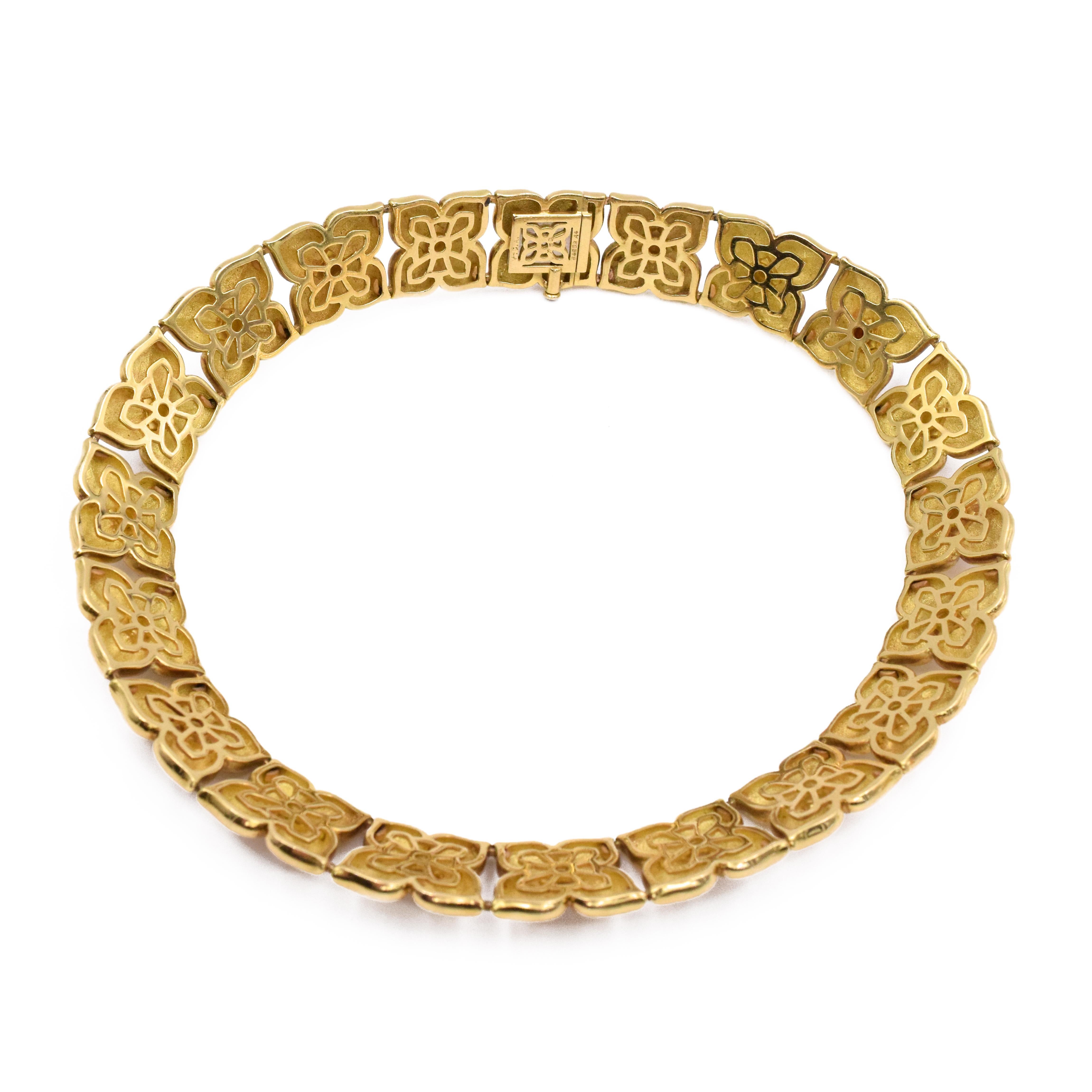 Halskette und Ohrringe aus Gold und Diamanten von Van Cleef & Arpels Damen