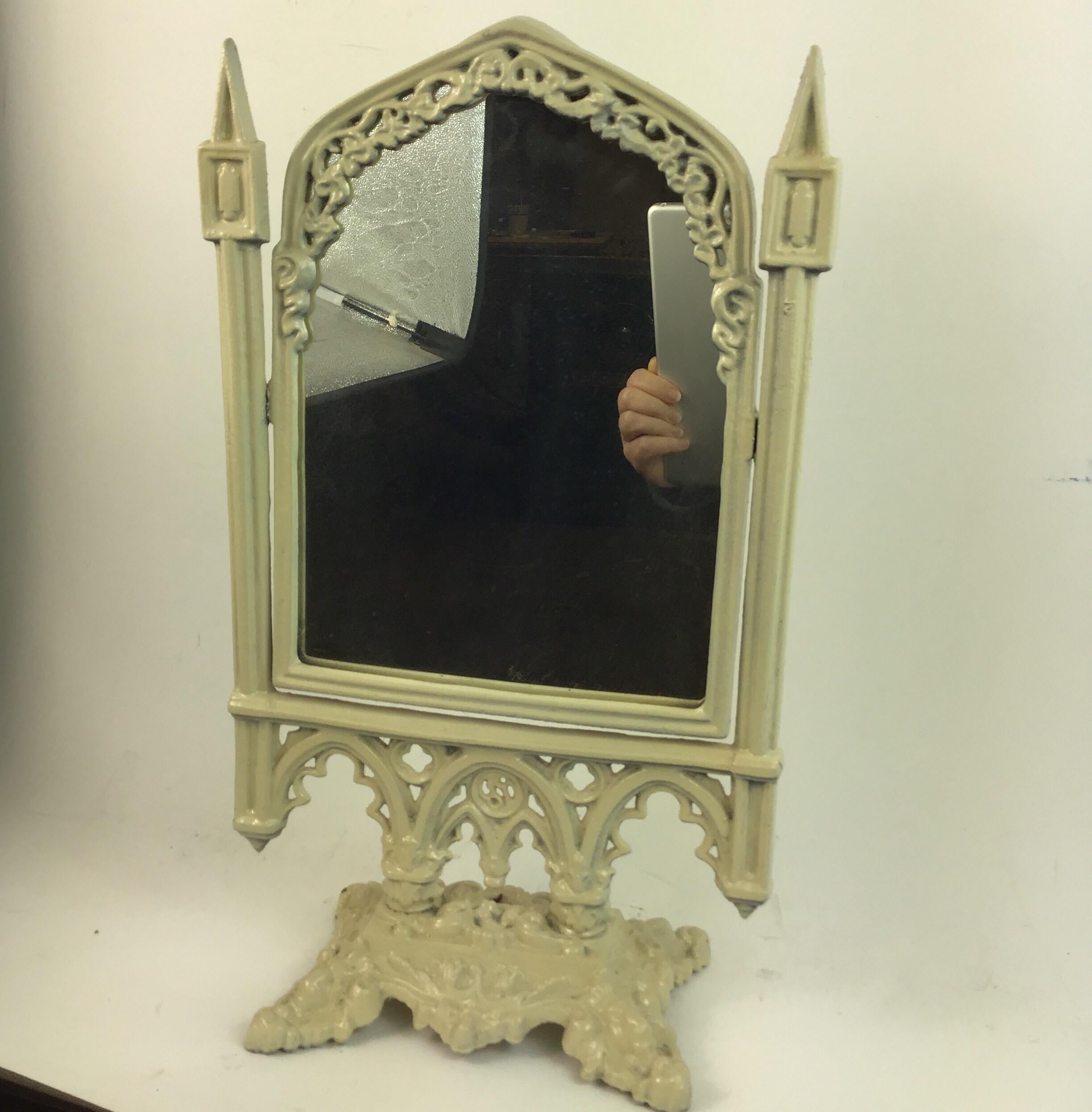 vintage swivel mirror