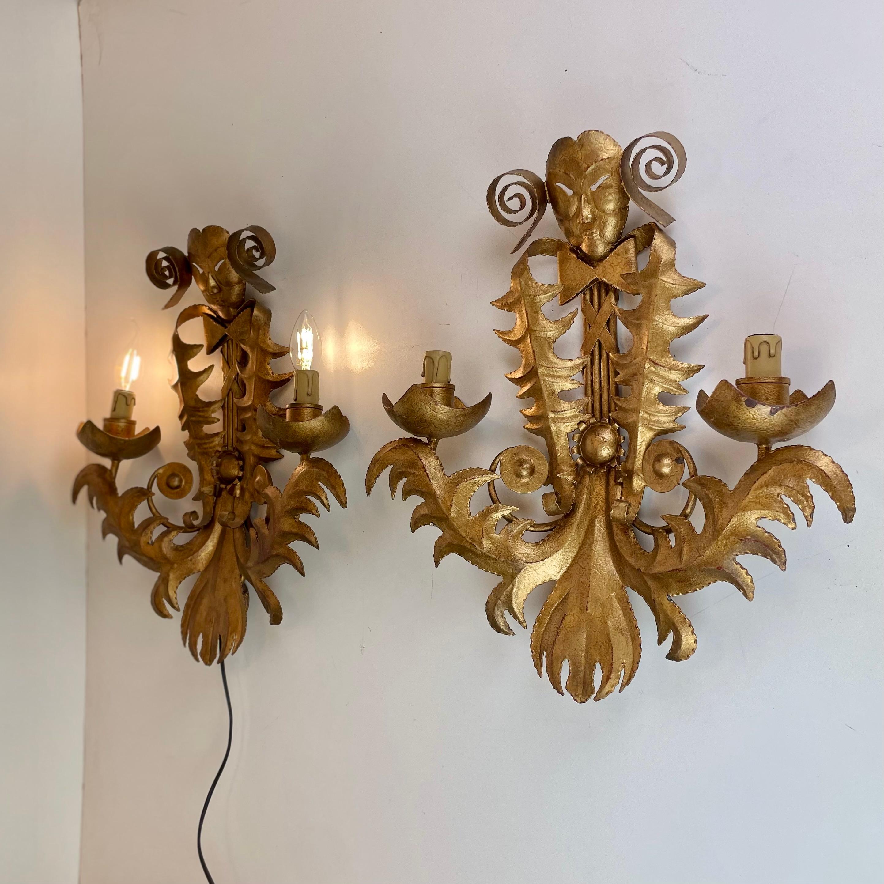 Aplique de pared francés de estilo veneciano, años 60 en venta 7