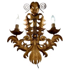 French Venetian Style Wall Sconce, 1960s