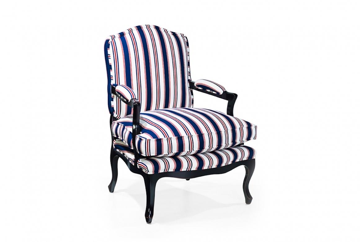 Wood French Venice Fauteuil Louis XV Armchair, 20th Century For Sale