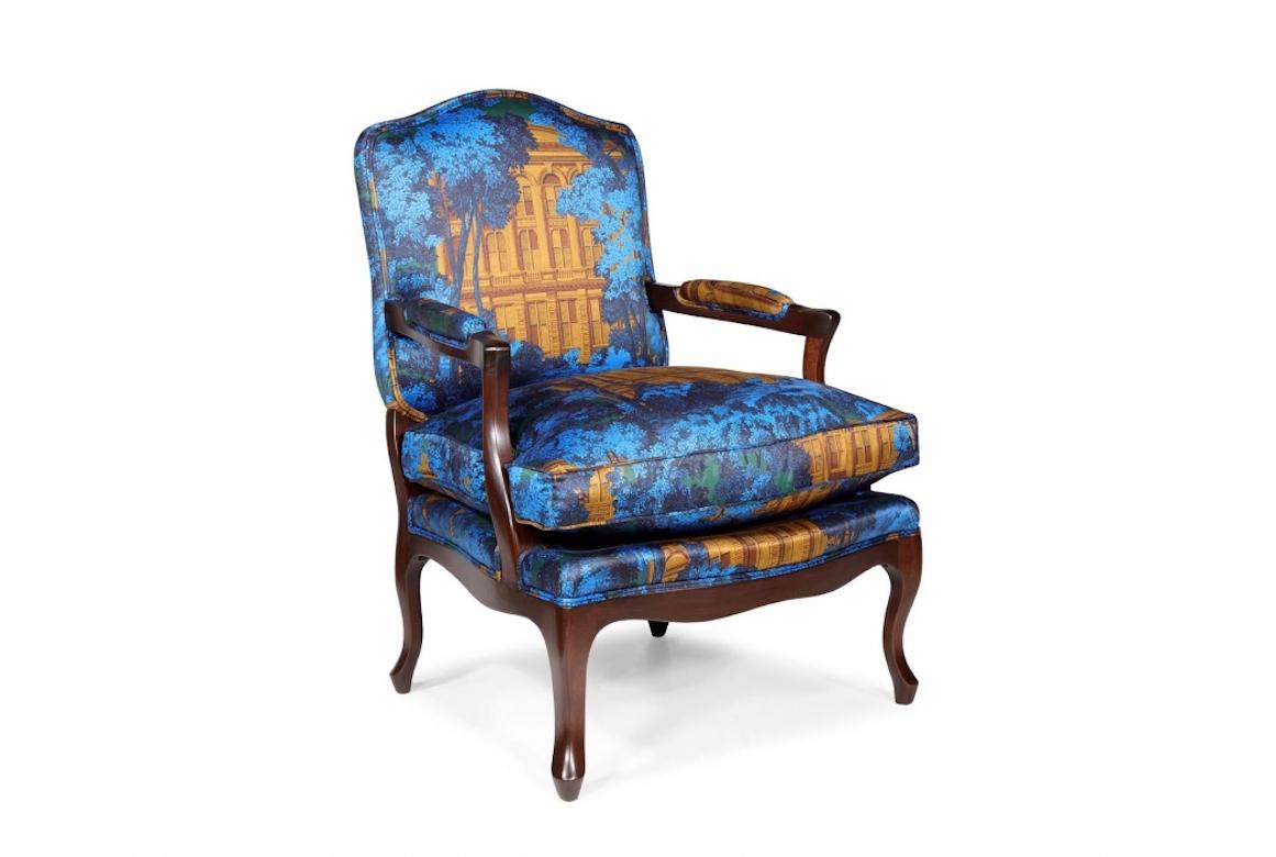 French Venice Fauteuil Louis XV Armchair, 20th Century For Sale 4
