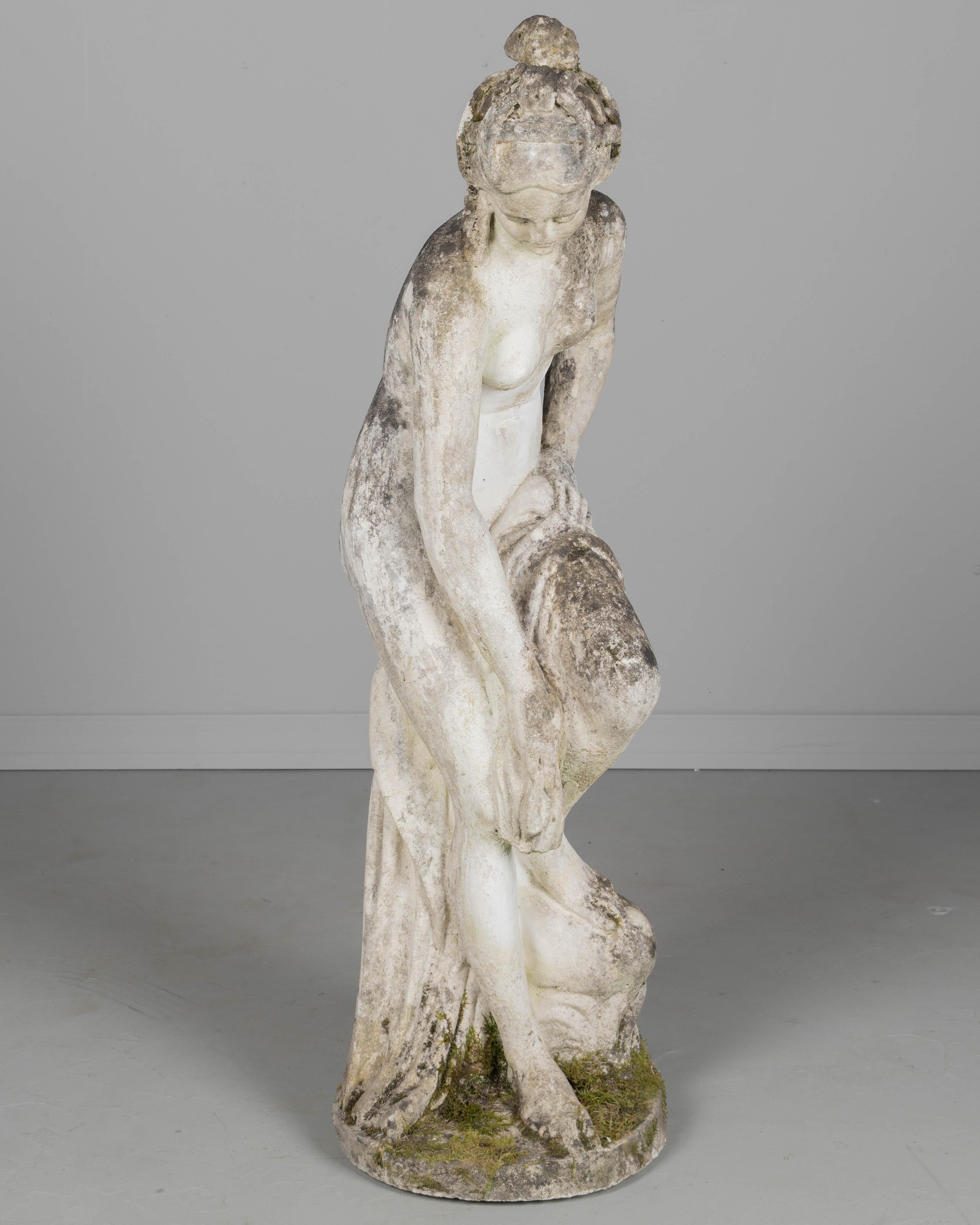 French Venus at the Bath Garden Statue For Sale 1