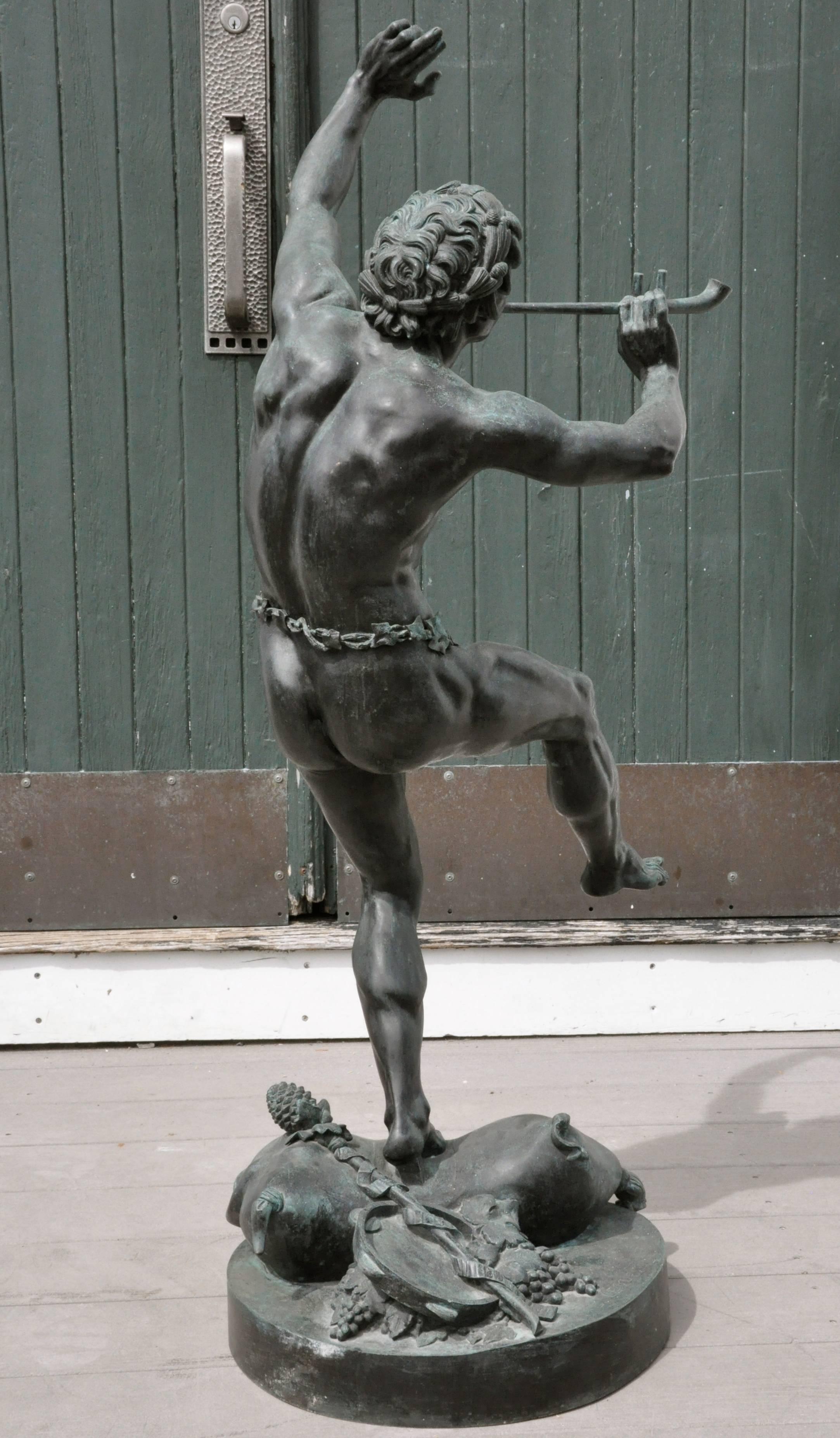 Beaux Arts French Verdigris Bronze of the 