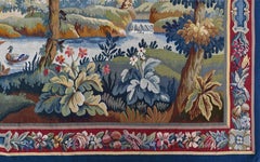French Verdure Aubusson Tapestry 19th Century - Numbered 2180 - No. 1410
