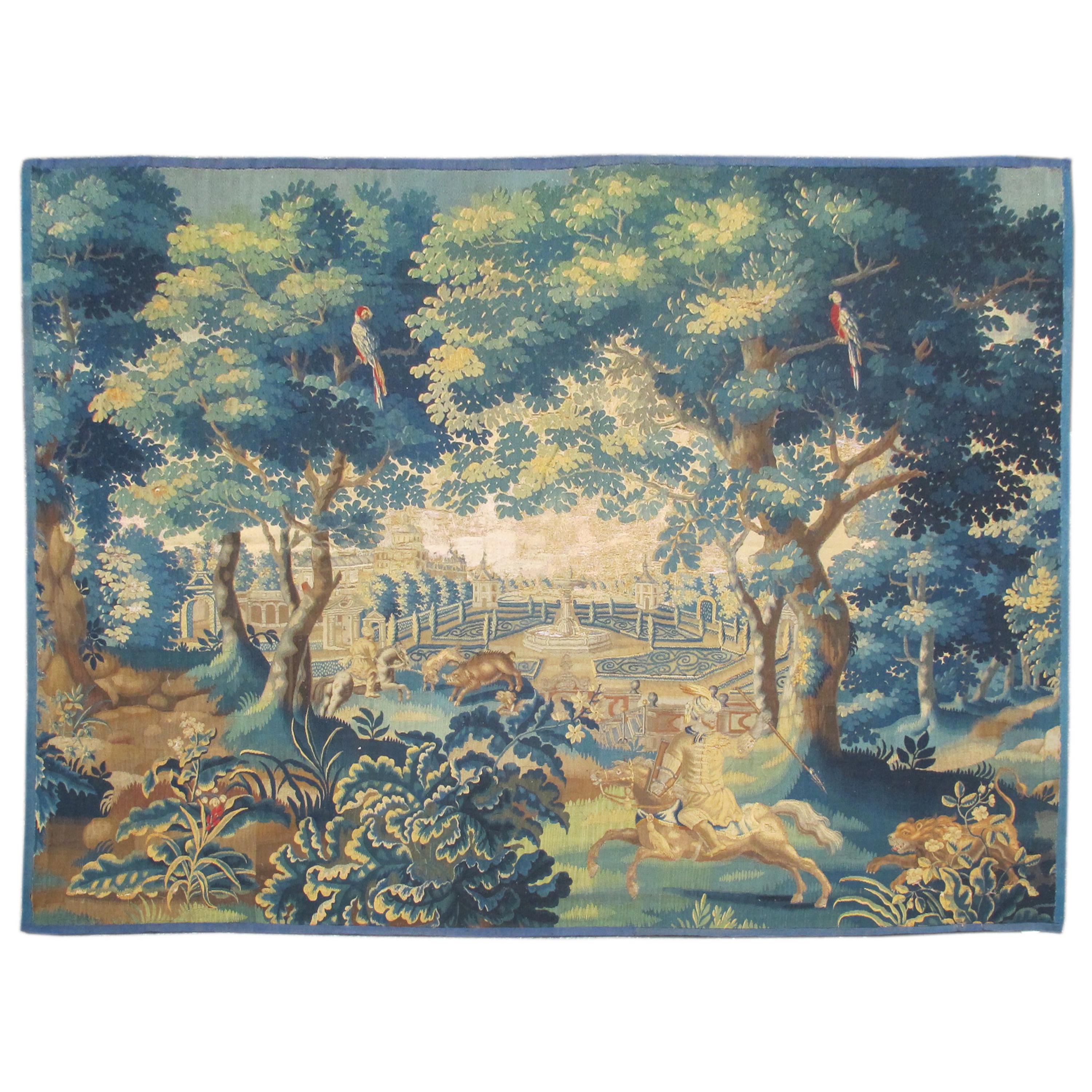 French Verdure Tapestry For Sale