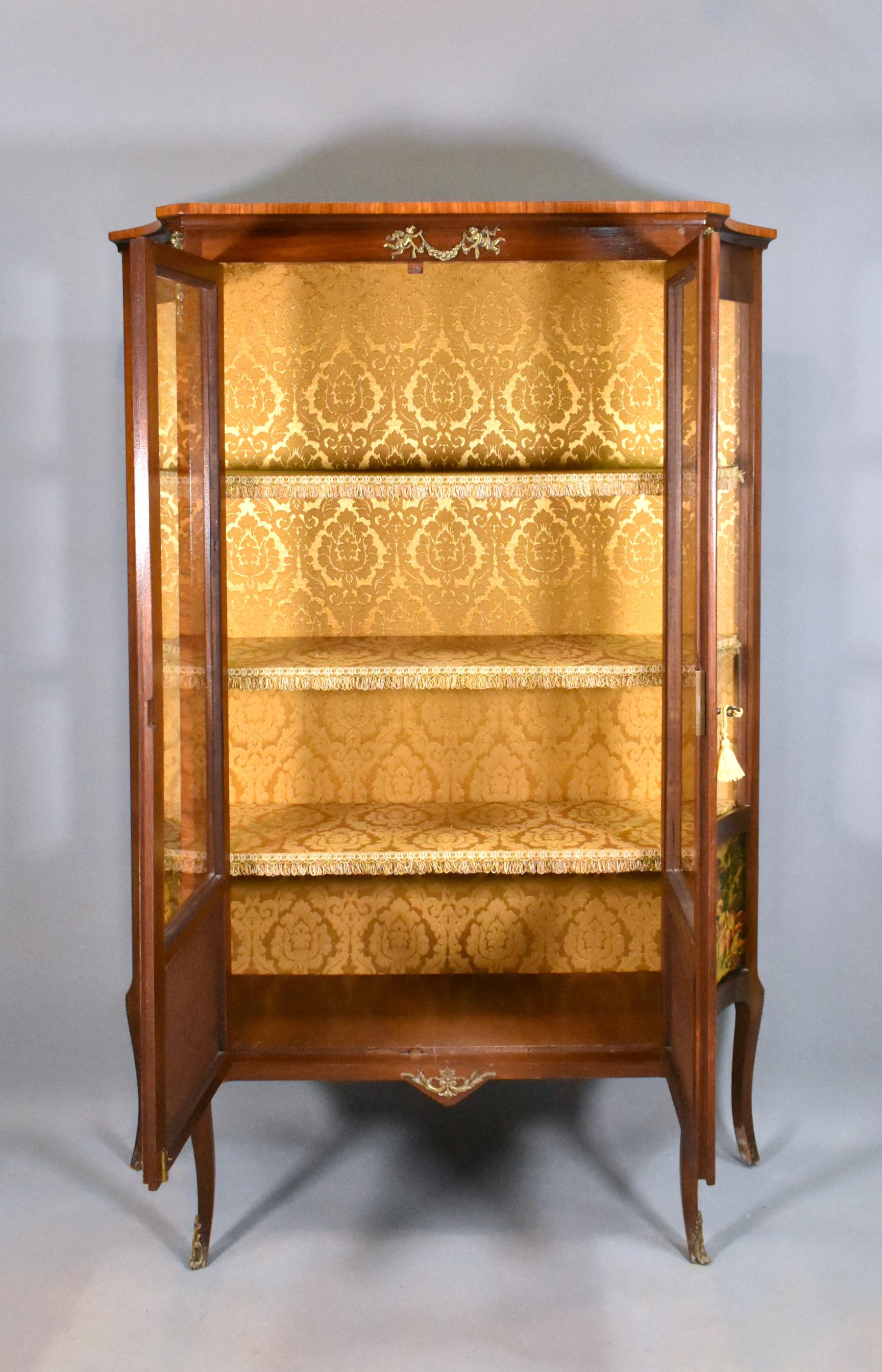 French Vernis Martin Style Vitrine For Sale 4