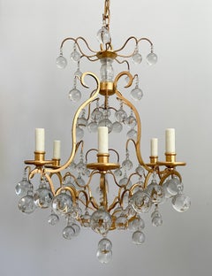 French Versailles-Style Crystal Chandelier