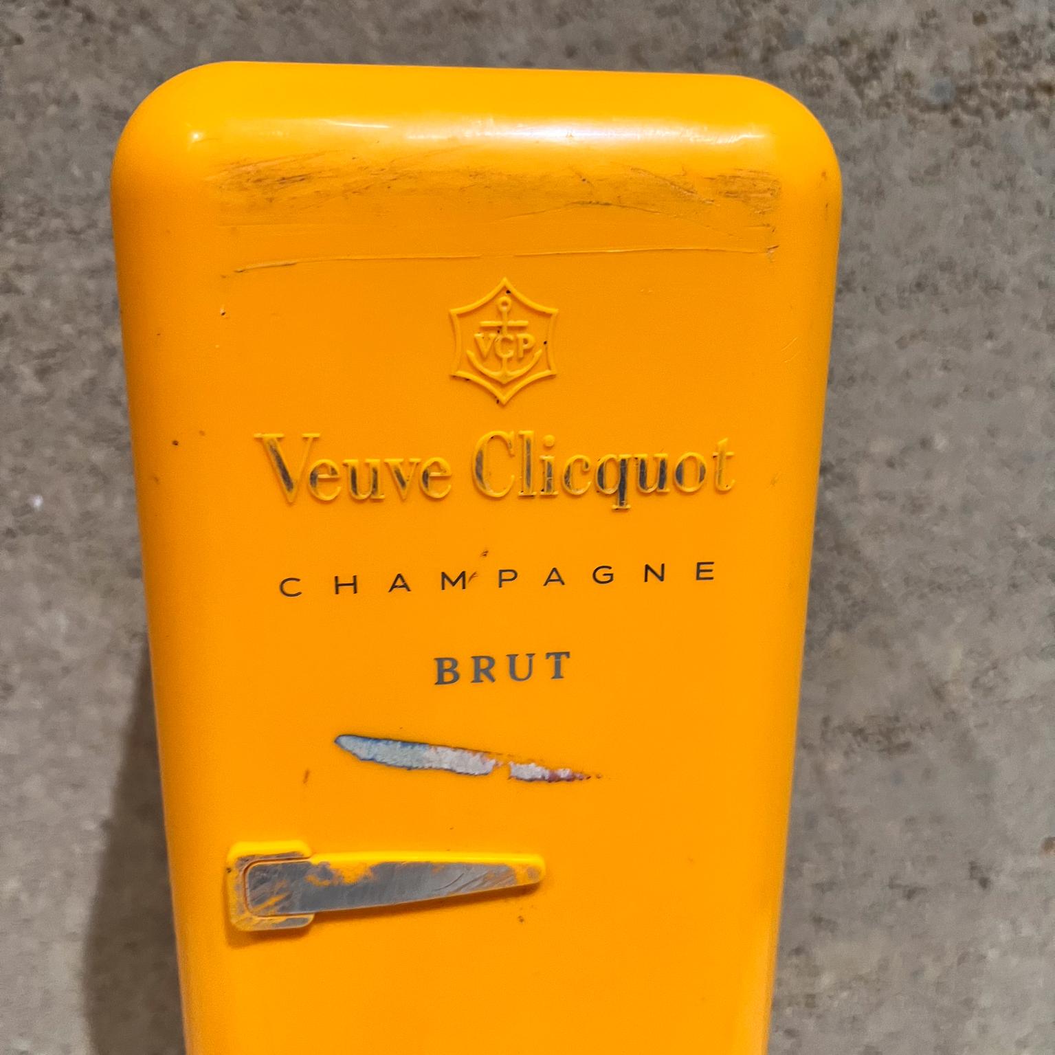 Modern French Veuve Clicquot Champagne Brut Cooler Fridge Case Box