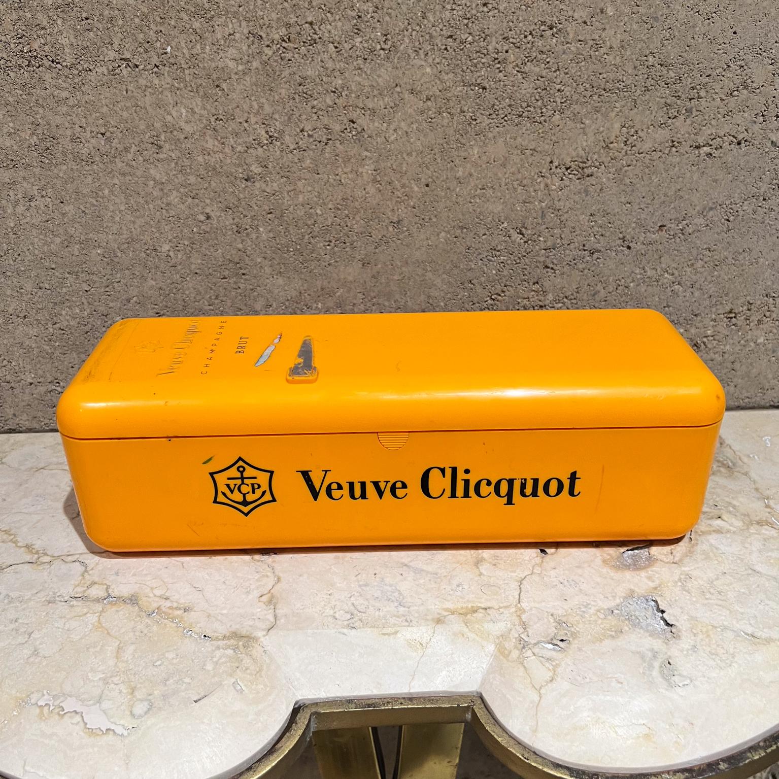 Contemporary French Veuve Clicquot Champagne Brut Cooler Fridge Case Box
