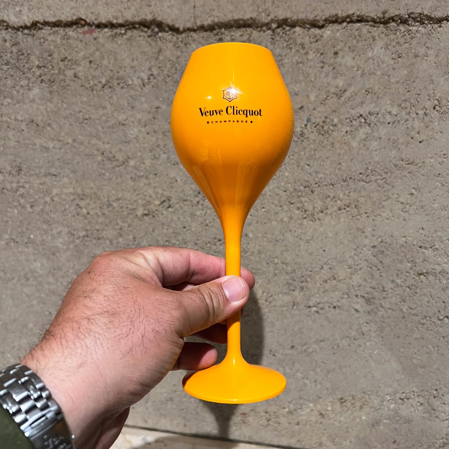 Contemporary French Veuve Clicquot Champagne Brut Glass For Sale