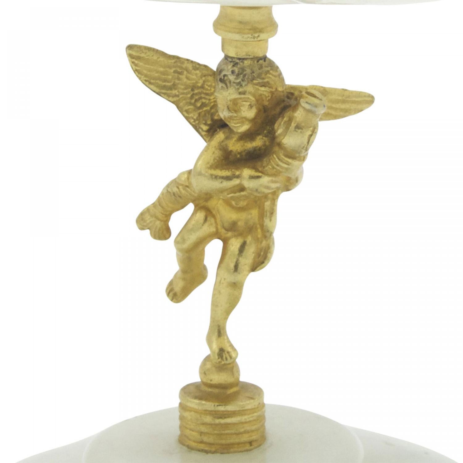 Französisches viktorianisches Alabasterkompott (Viktorianisch) im Angebot