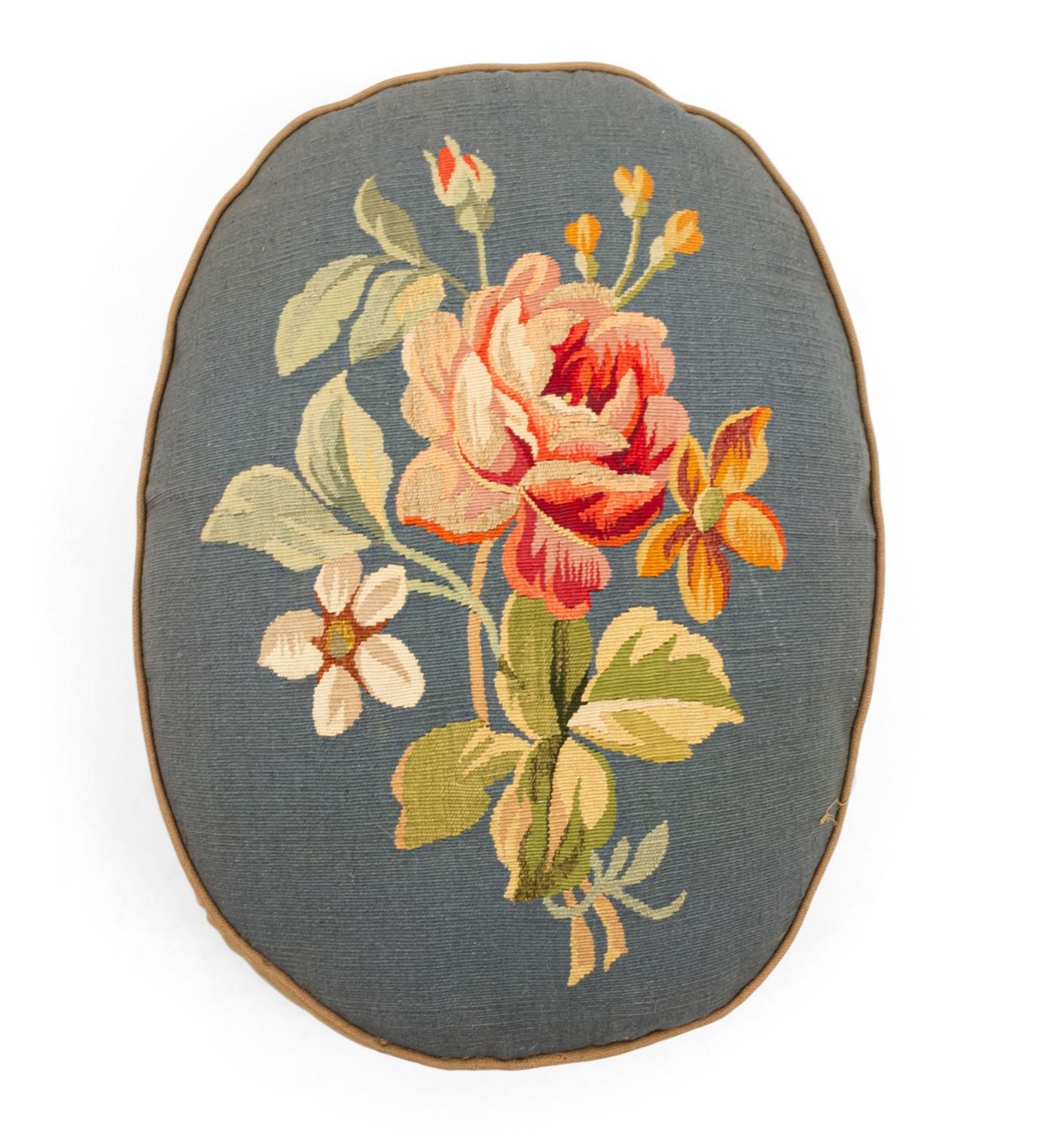 French Victorian Aubusson Pillows For Sale