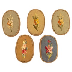 Antique French Victorian Aubusson Pillows