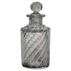 French Victorian Baccarat Crystal Perfume Bottle