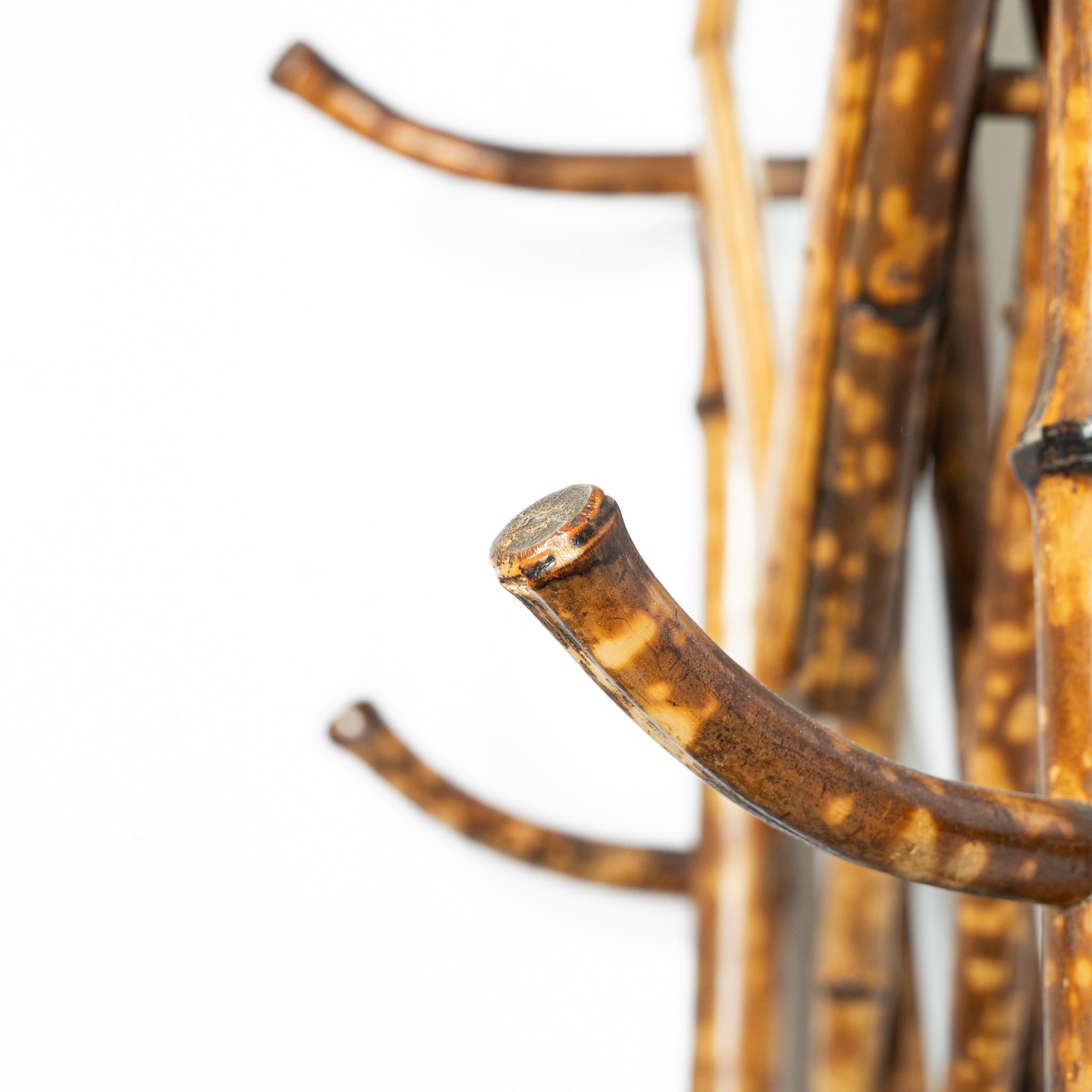 Fatto a mano Appendiabiti / Appendiabiti / Appendiabiti in bambù vittoriano francese in vendita