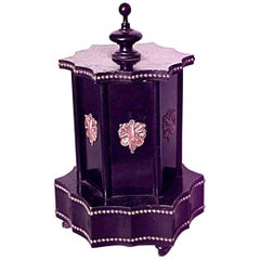 French Victorian Cigar Holder Music Box