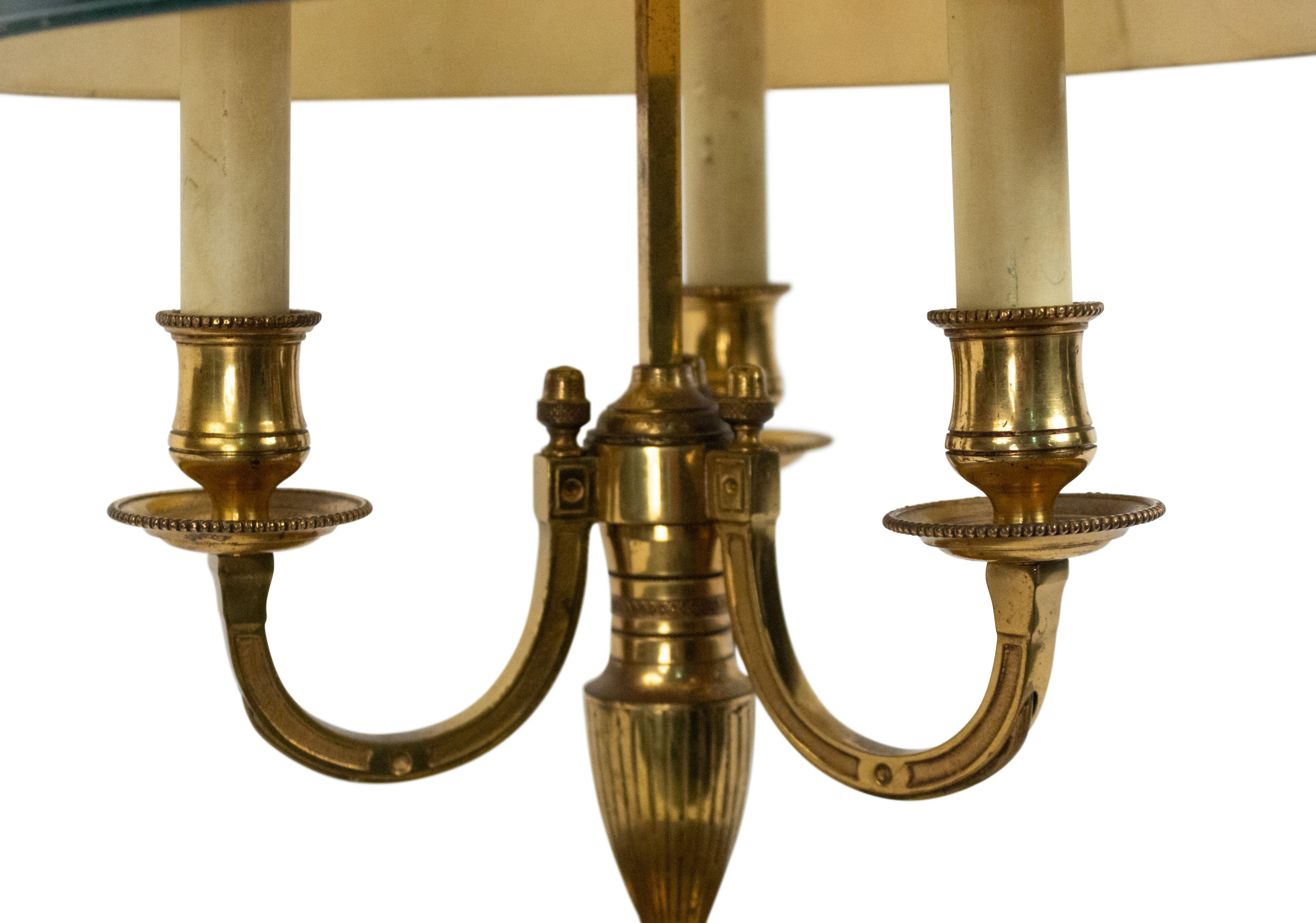 French Victorian Brass and Metal Table Lamps In Good Condition In New York, NY