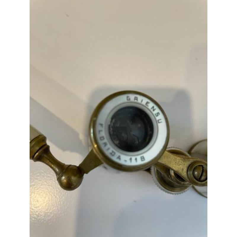 French Victorian Brass Opera Glasses For Sale 3