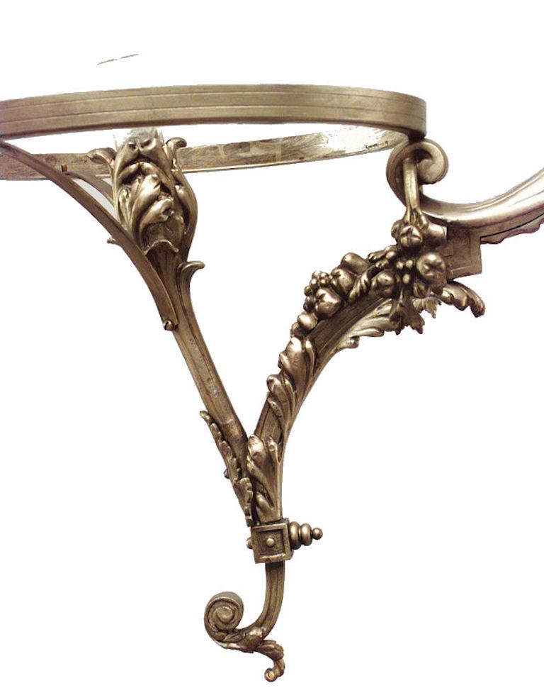 Billiard-Leuchte aus Bronze mit Schnörkeln aus der viktorianischen Zeit (Französisch) im Angebot