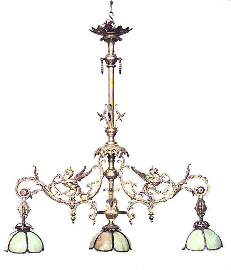 Francese Apparecchio da biliardo francese vittoriano in bronzo Dore in vendita