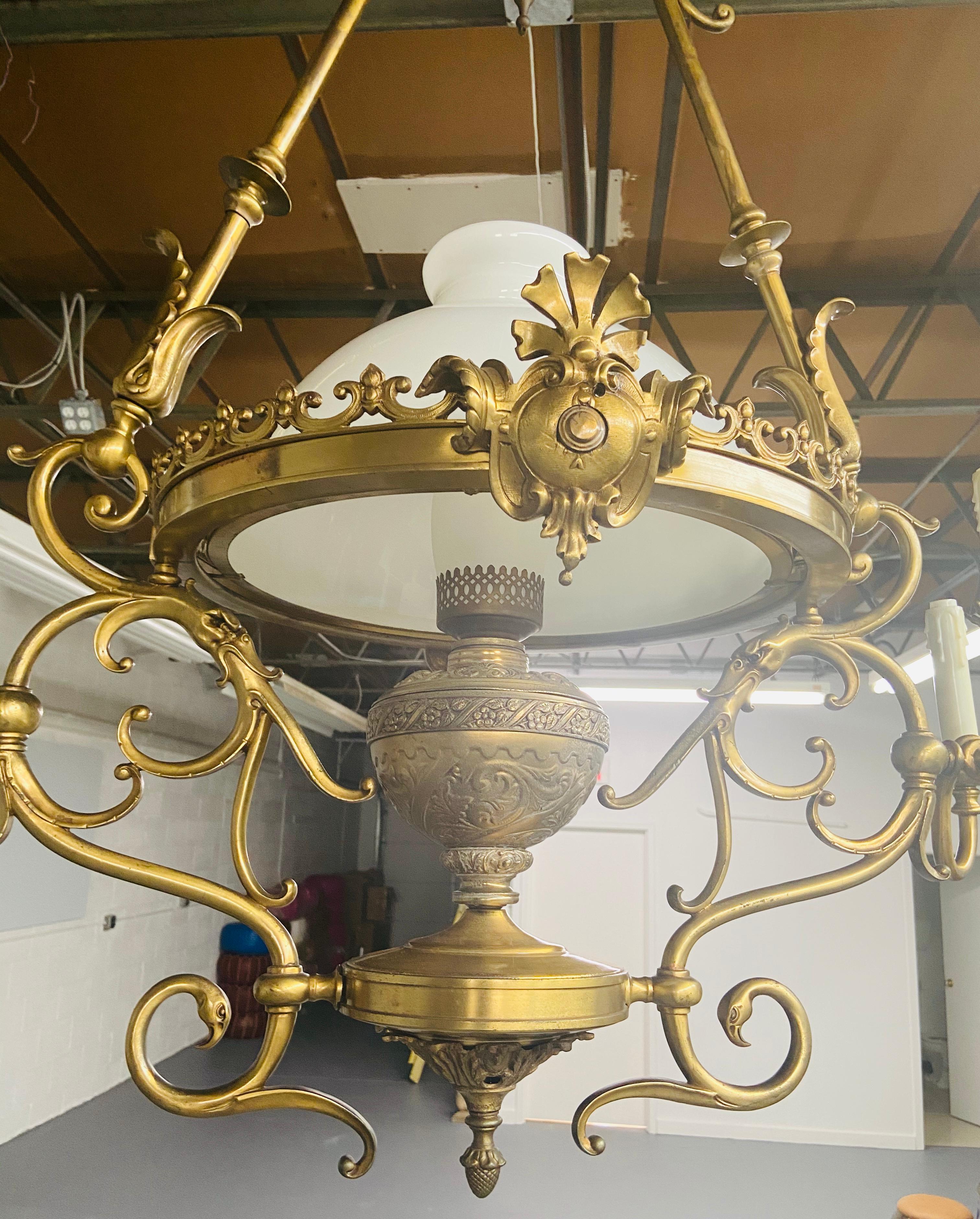 gaslight chandelier