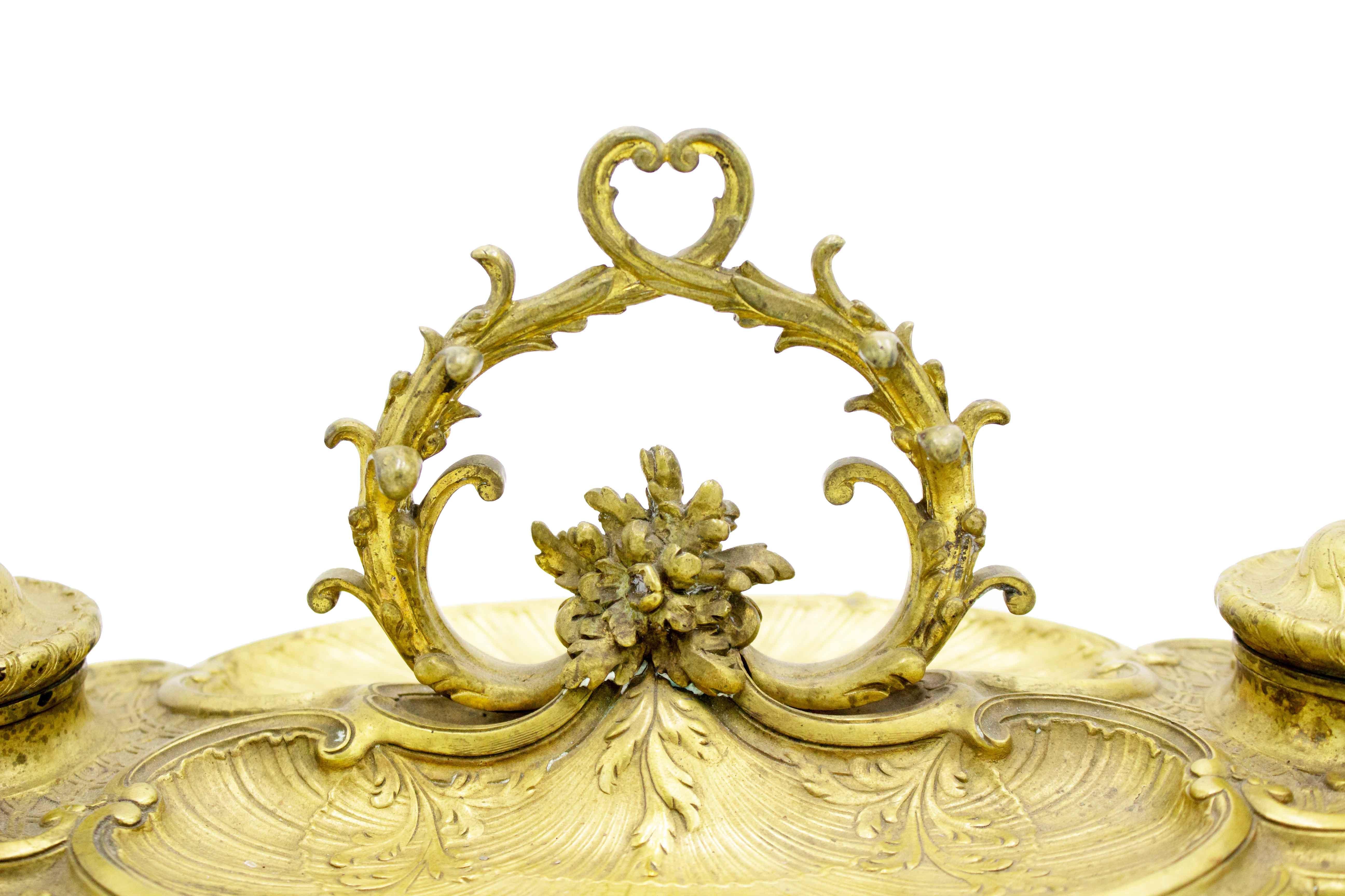 Vittoriano Calamaio francese vittoriano in bronzo in vendita