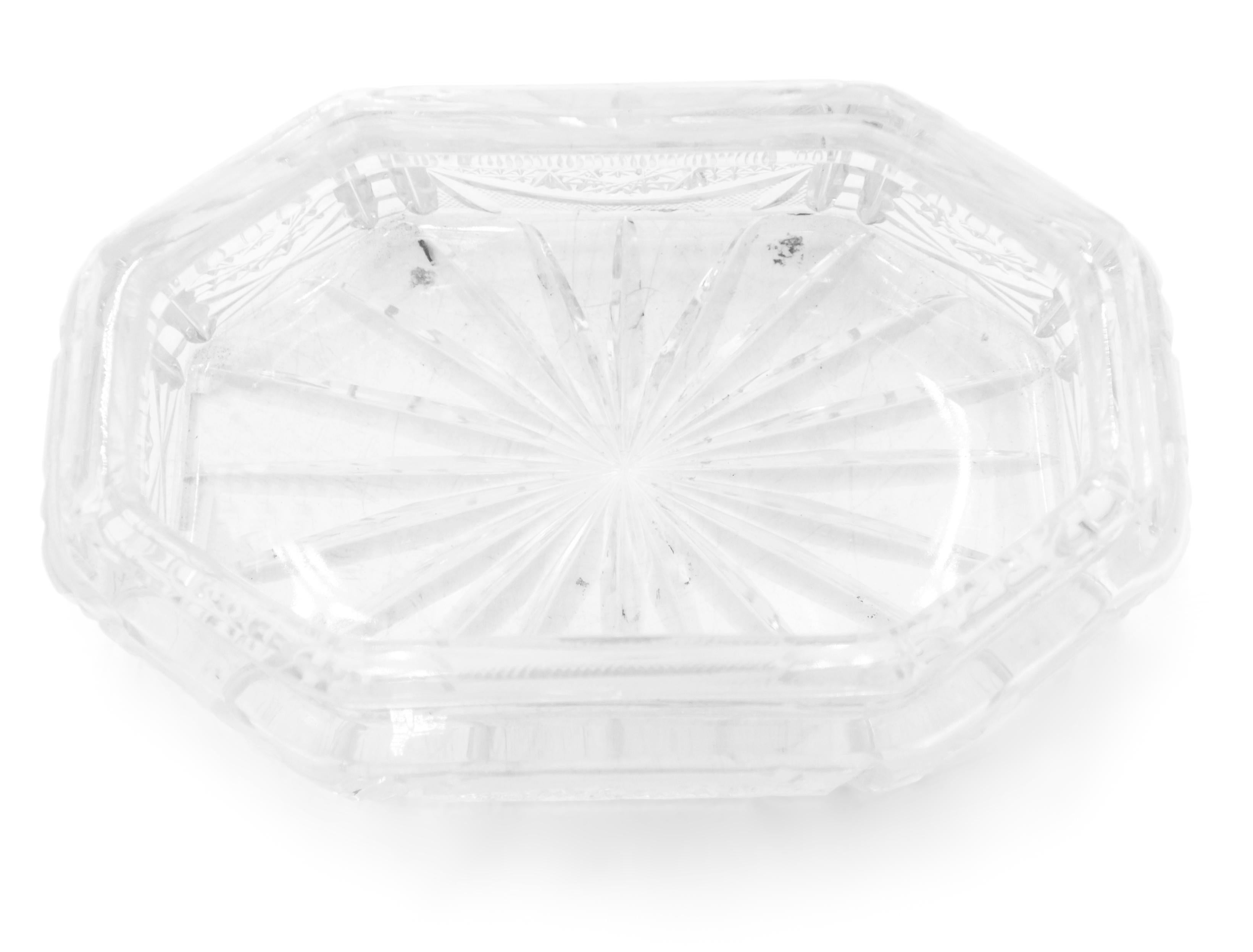 French Victorian Crystal Box For Sale 2