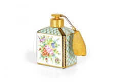 Atomizador de Perfume de Porcelana Floral Victoriano Francés