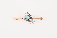 French Victorian Fly Brooch