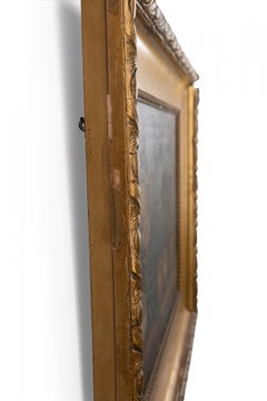 French Victorian Still Life Oil Painting in Gilt Frame, 19th Century