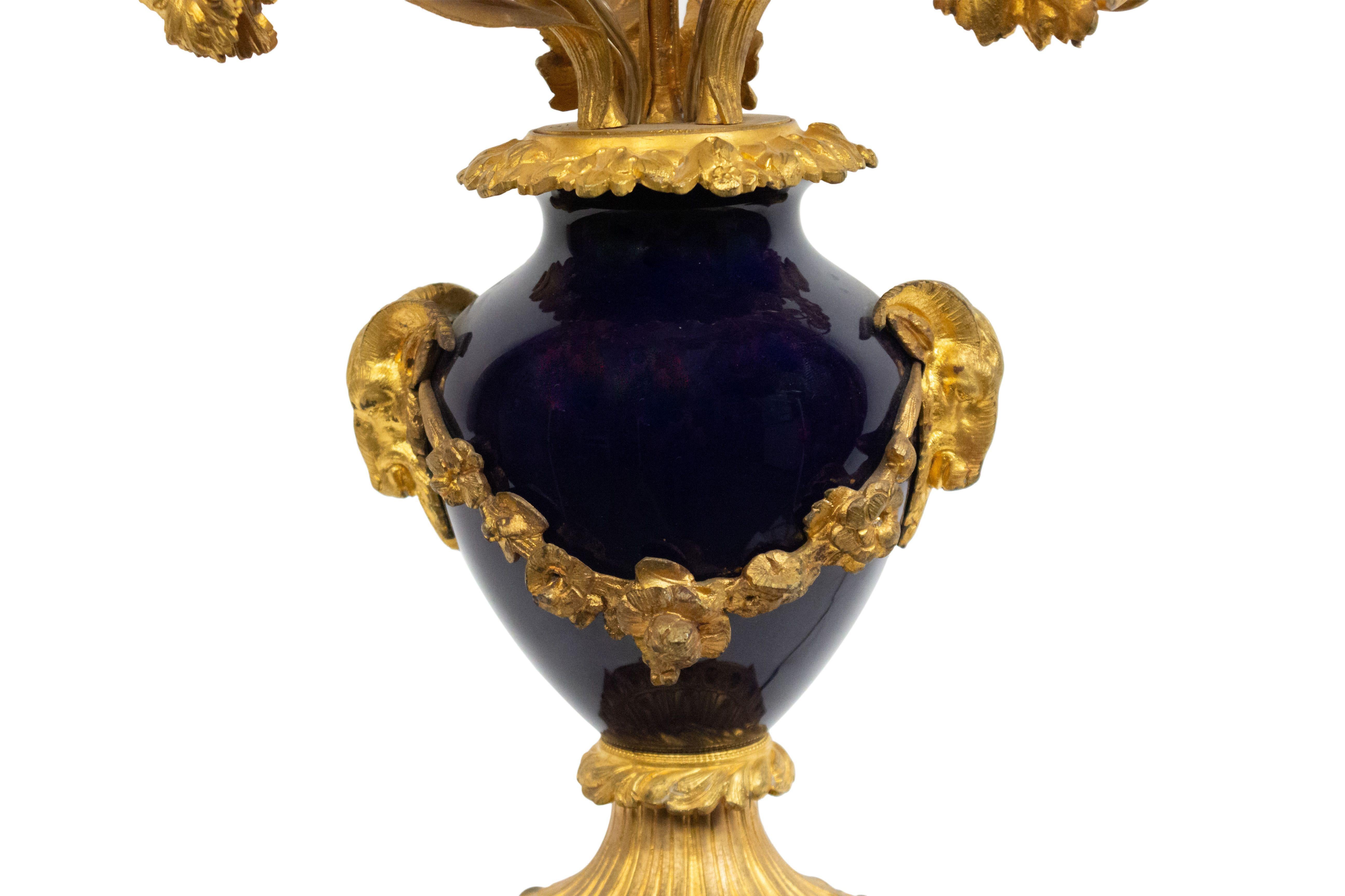 French Victorian Gilt Bronze Candelabra For Sale 5
