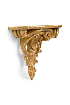 French Victorian Gilt Wall Shelf