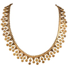 French Victorian Golden Collar