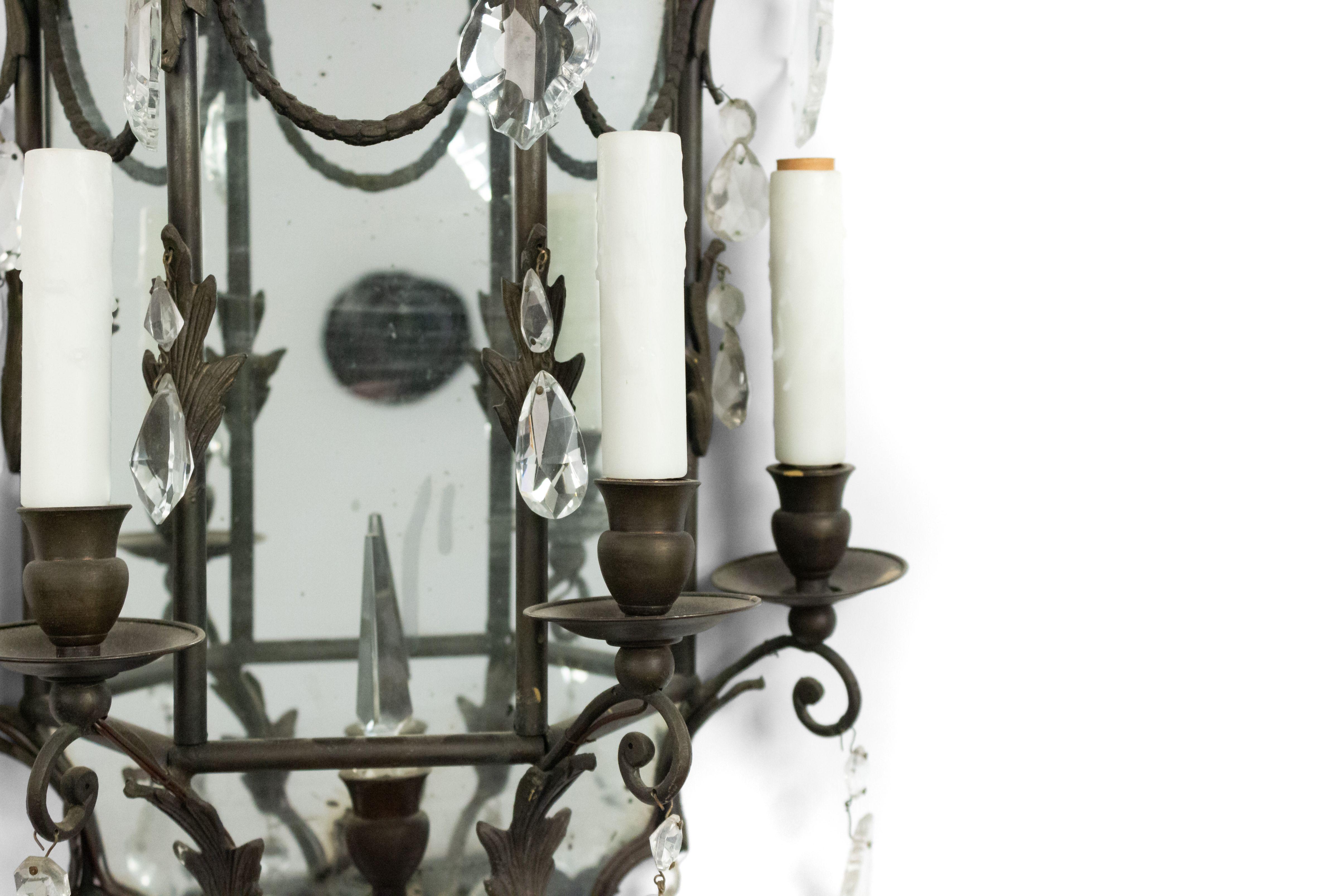 French Victorian Iron Wall Sconces For Sale 2