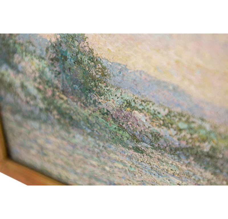 19th Century French Victorian Landscape of Stream and Tree For Sale
