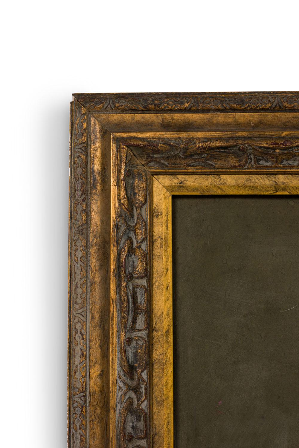 Französisch viktorianischen Öl auf Leinwand Gemälde mit dem Titel: 