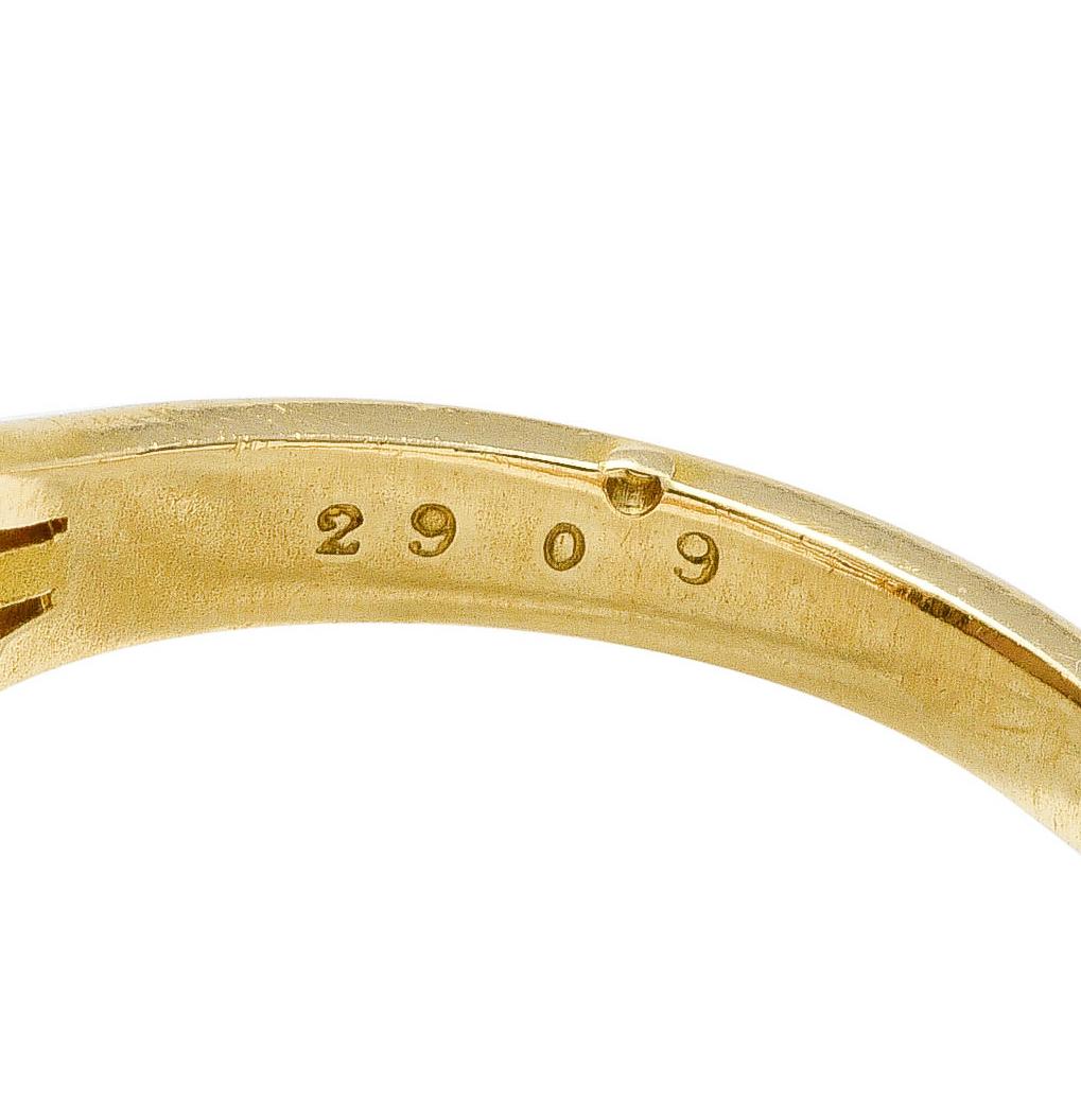 French Victorian Opal Diamond Platinum 18 Karat Yellow Gold Laurel Antique Ring 2